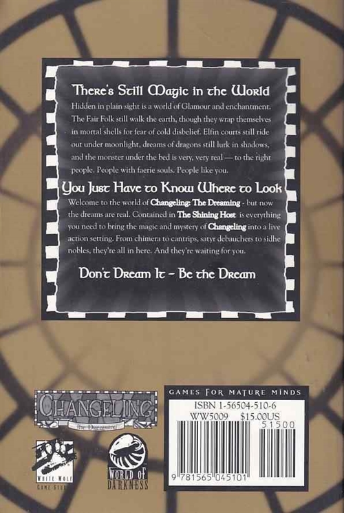 World of Darkness - Minds Eye Theatre - Changeling the Dreaming - The Shining Host (Grade B) (Genbrug)